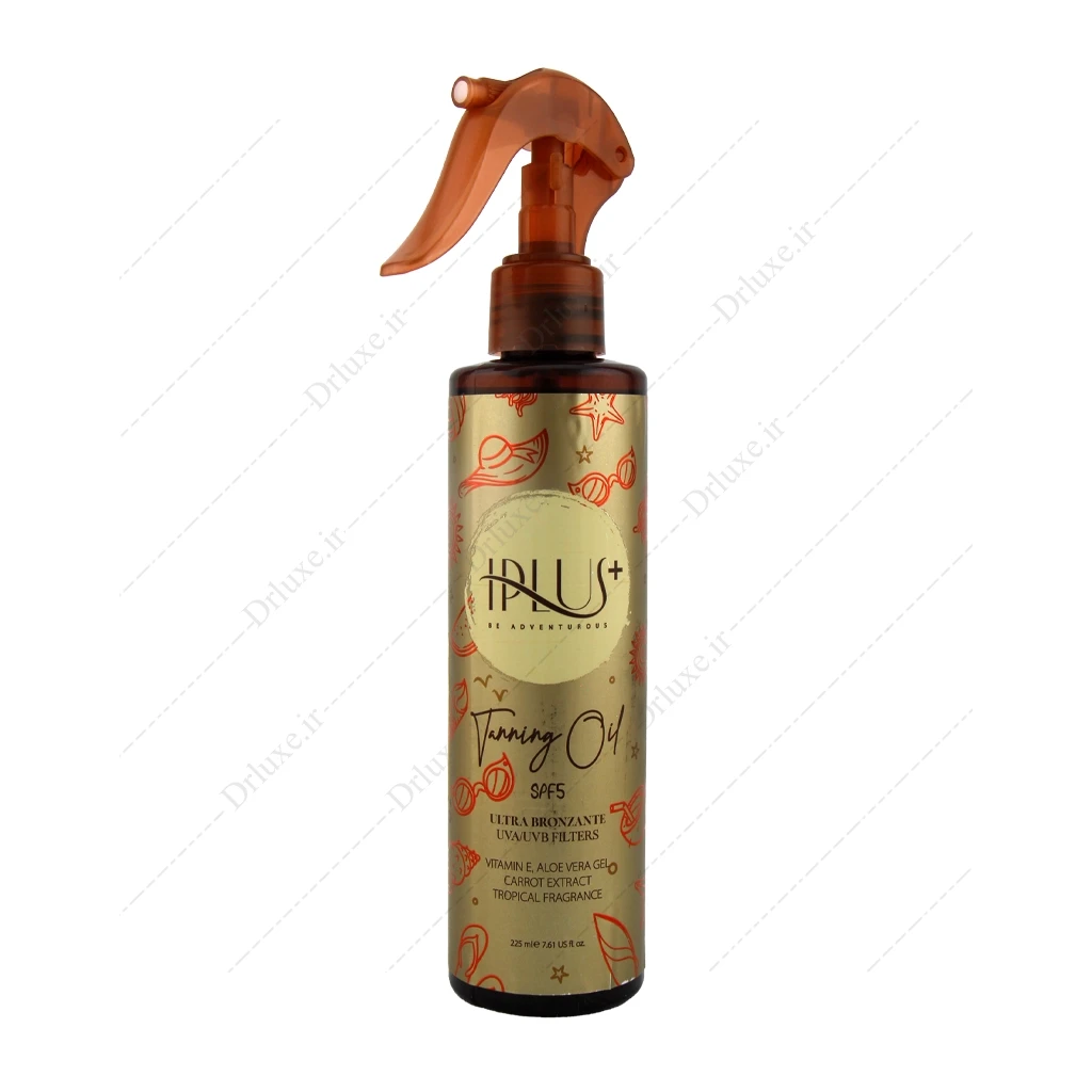 روغن آفتاب برنزه کننده SPF5 آی پلاس 225 میل